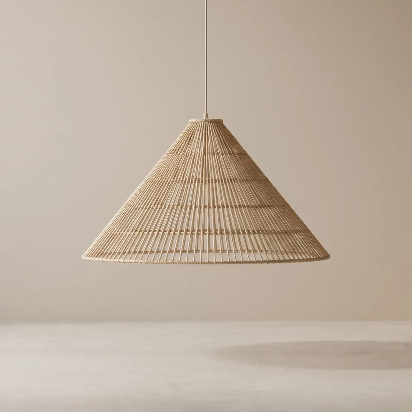 Hat-shaped dome, radiating woven ribs